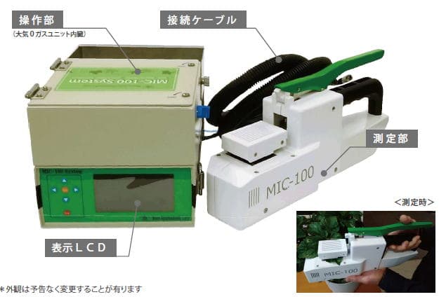 光合成速度高速測定装置(MIC-100)